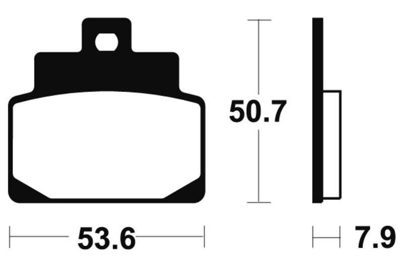 Tecnium - Brake Pads Sinter Metal voor Maxi Scooter