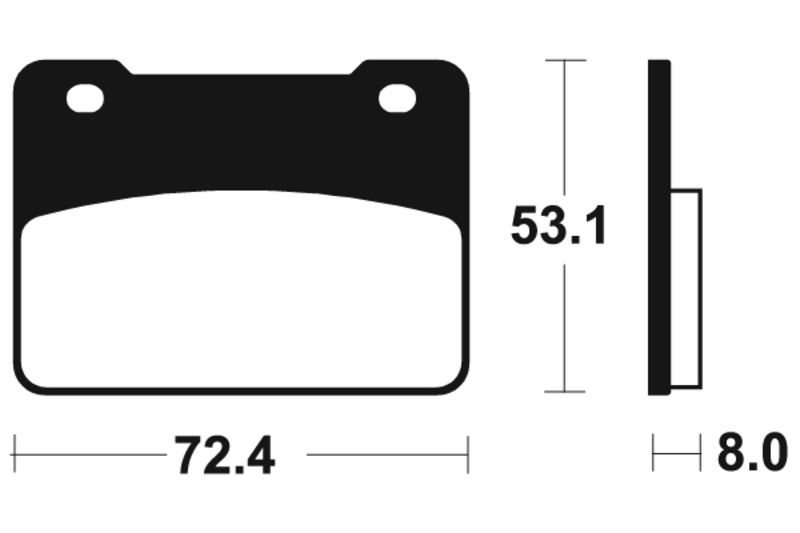 Tecnium - Brake Pads Gesinterd Metaal voor Maxi Scooter