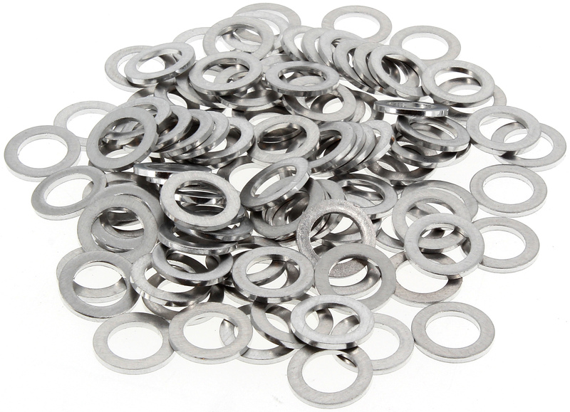 Bihr - Washers Bag 100pcs 10x16x1,5 alu ringen pack van 100 stuks