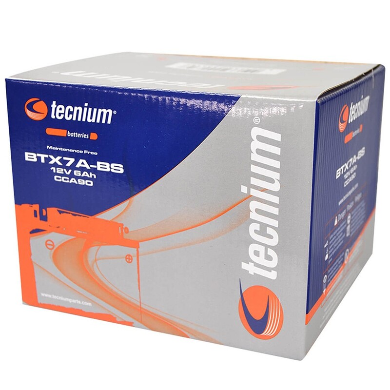 Tecnium - Battery Btx7a-Bs Mf w/ Acid - Afbeelding 2
