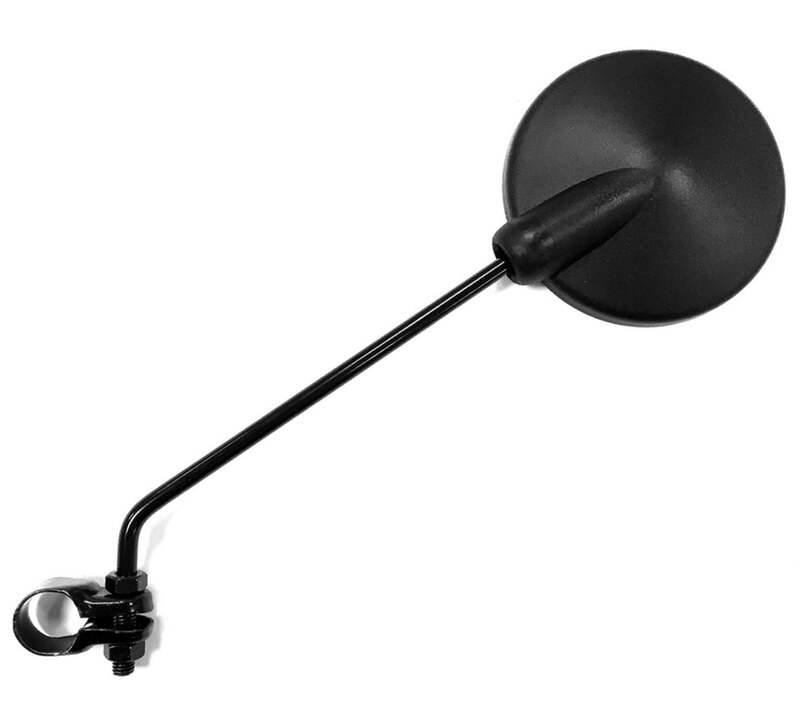 V Parts - Mirror Ø108mm, L/R universele klem zwart