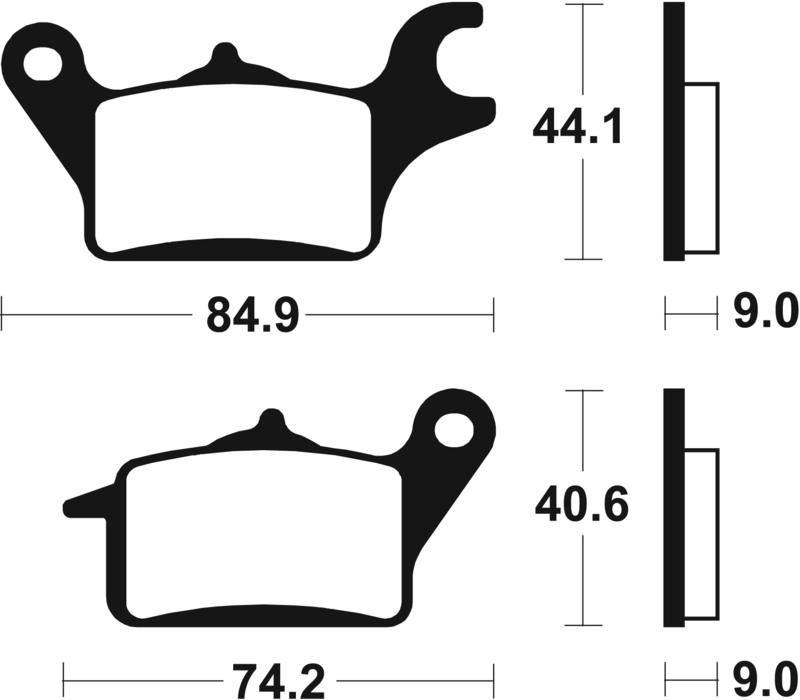 Tecnium - Brake Pads Organic