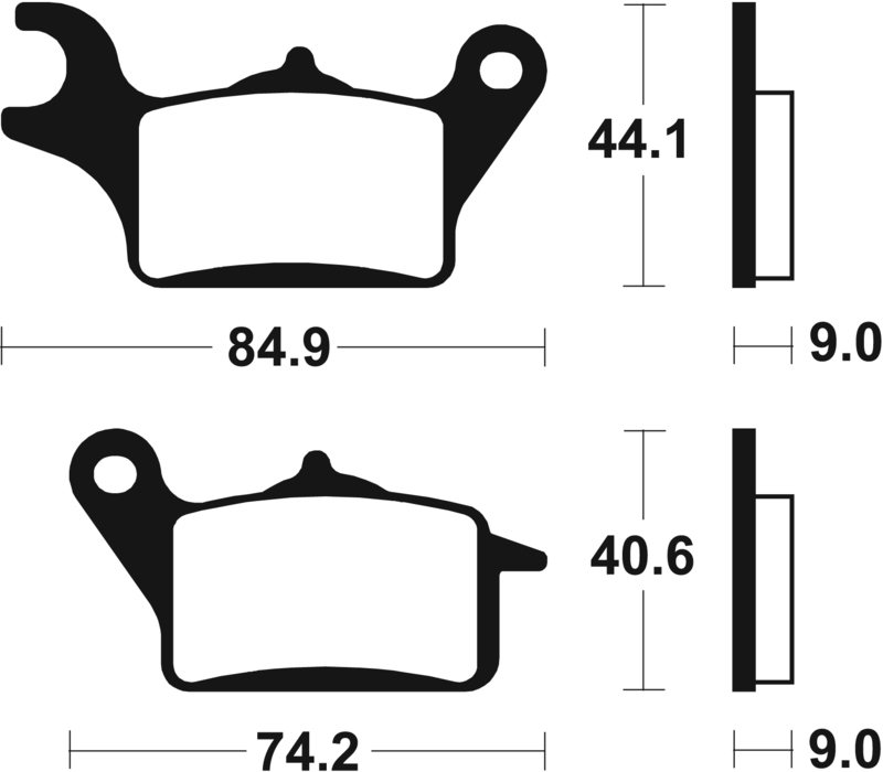 Tecnium - Brake Pads Organic MA437