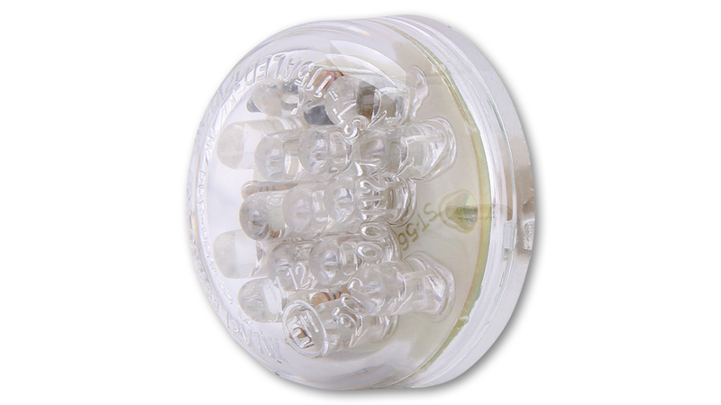 Shin Yo - Shiny Led-Taillight, Disc, Trn Lens E-Approved (1pc)
