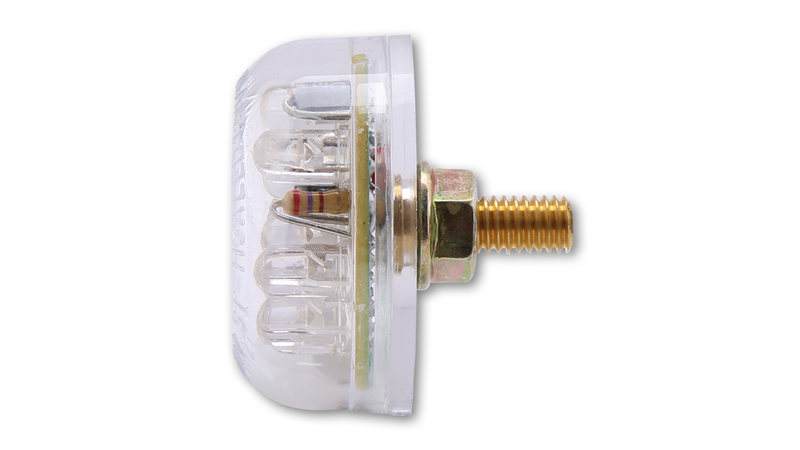 Shin Yo - Shiny Led-Taillight, Disc, Trn Lens E-Approved (1pc) - Afbeelding 2