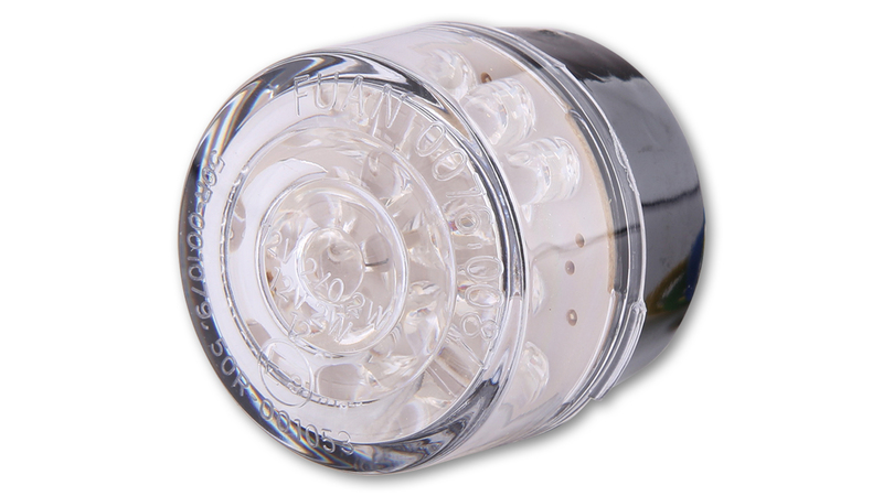 Shin Yo - Bullet Mini Led Taillight Insert Round Transparent Glass E-Approved