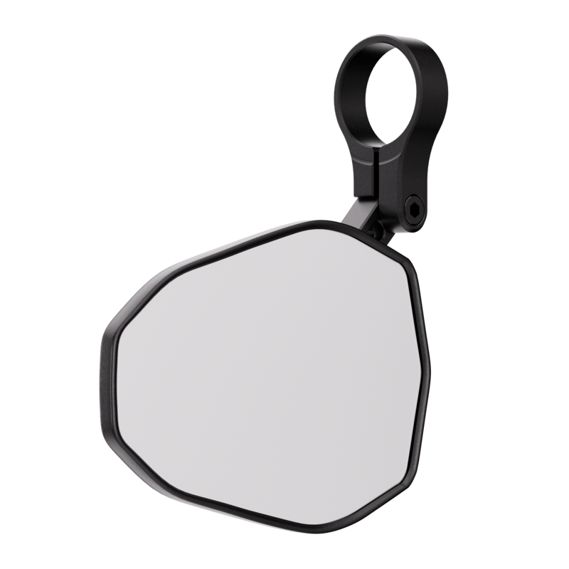 Highsider - Victory-Blast Handlebar End Mirror Black Short