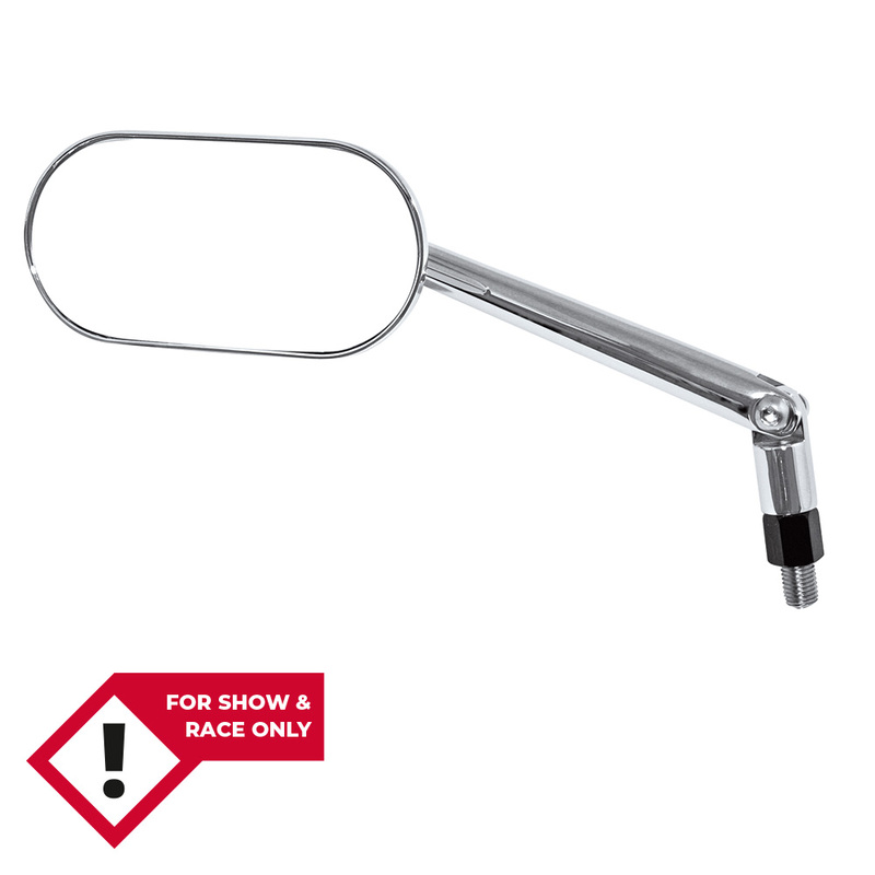 Shin Yo - Mirror Agila, Oval, Adj. Stem, Chr