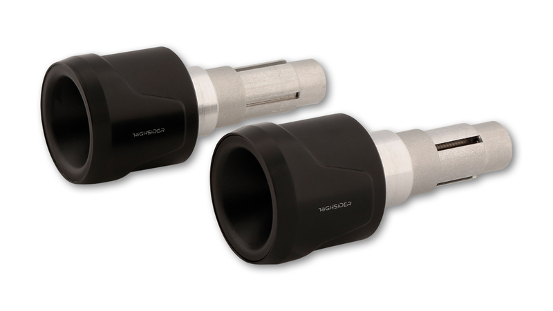 Highsider - Akron-Xl Handlebar Ends Black (Pair)