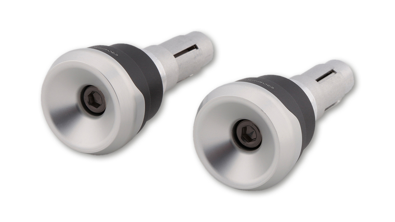 Highsider - Akron-LS Handlebar Ends, Silver