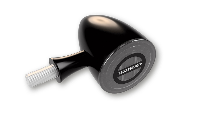 Highsider - Rocket Bullet Indicator 3in1, Blk E-Approved Pair