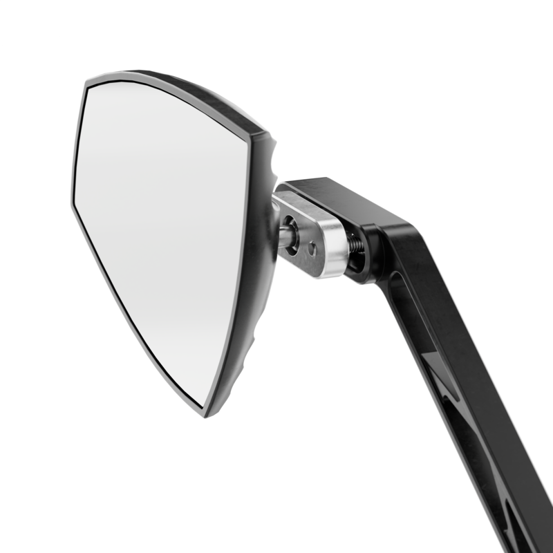 Highsider - Wave Mirror Silver (Pair)