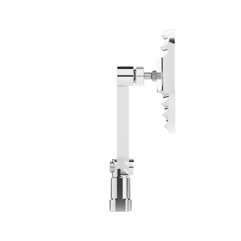 Highsider - Wave Mirror, Chrome