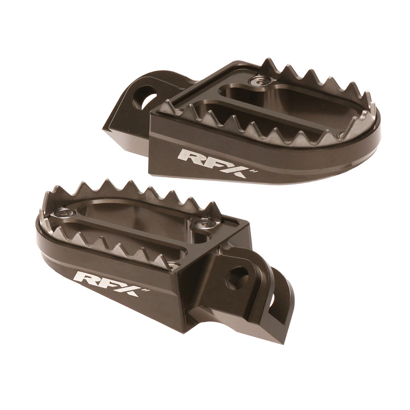 Rfx - Pro Shark Teeth Footrests Magnesium