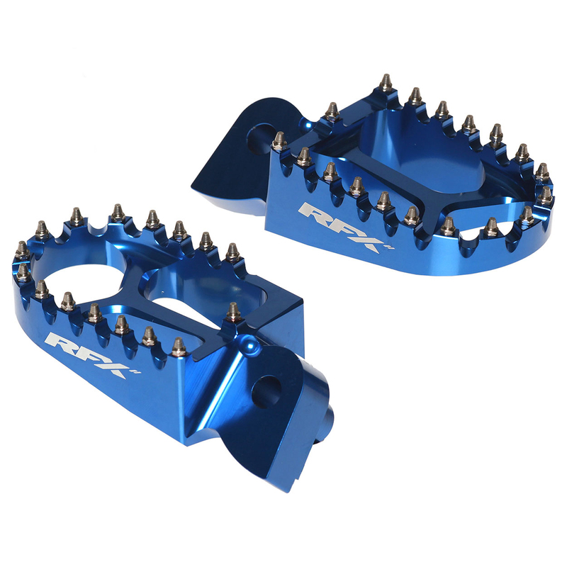 Rfx - Pro Cnc Alu Trials Footrest, Blu