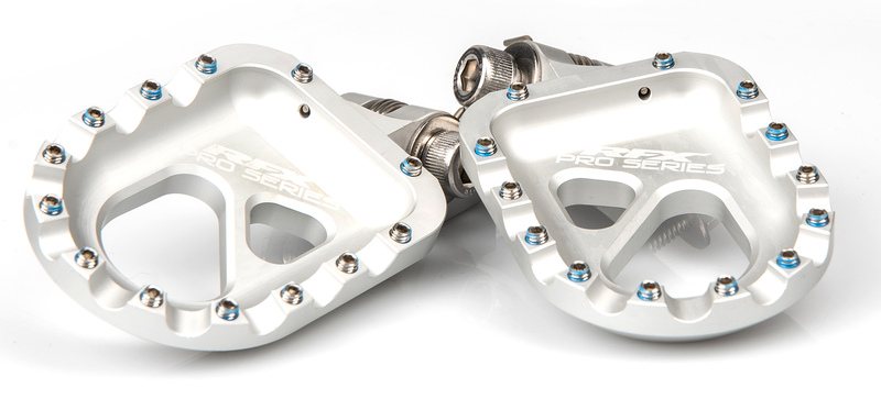 Rfx - Pro Cnc Alu Trials Footrest, Silver