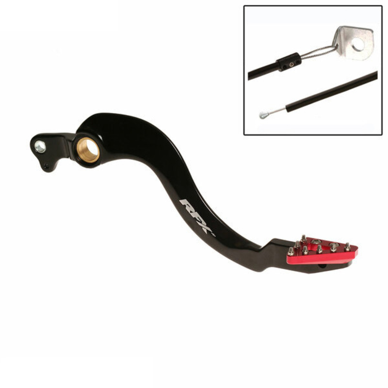 Rfx - Pro Solid-Tip Rear Brake Pedal, Red