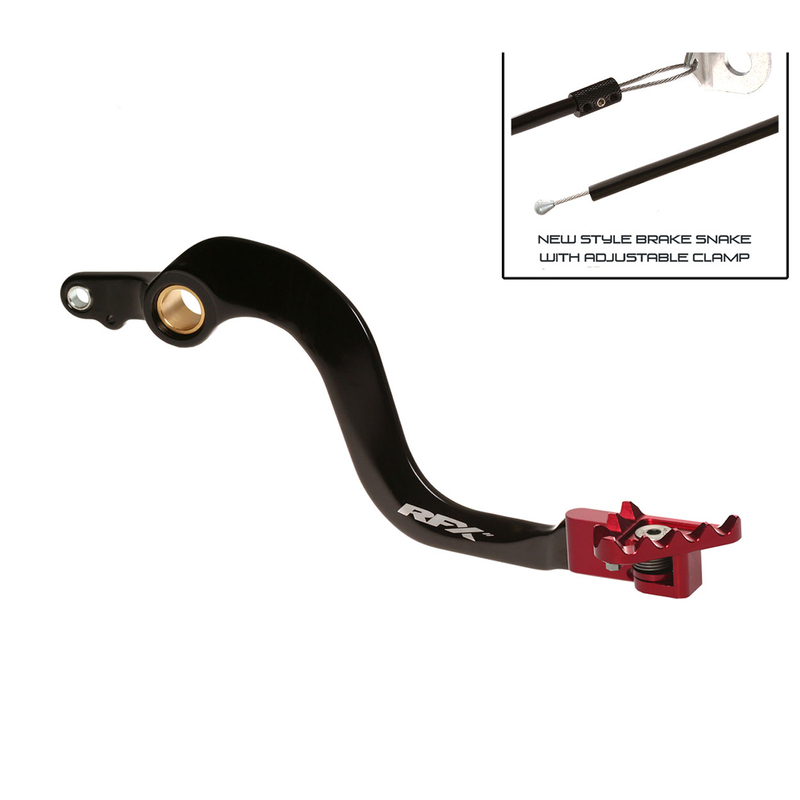 Rfx - Pro Flexi-Tip Brake Pedal Black/Red
