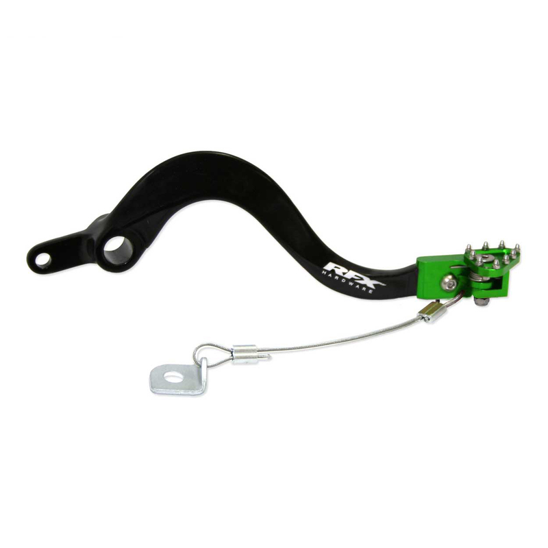 Rfx - Pro Flexi-Tip Brake Pedal, Blk/Grn