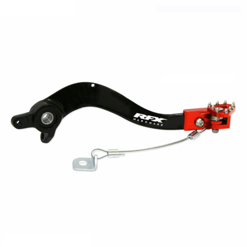 Rfx - Pro Flexi-Tip Brake Pedal, Blk/Org