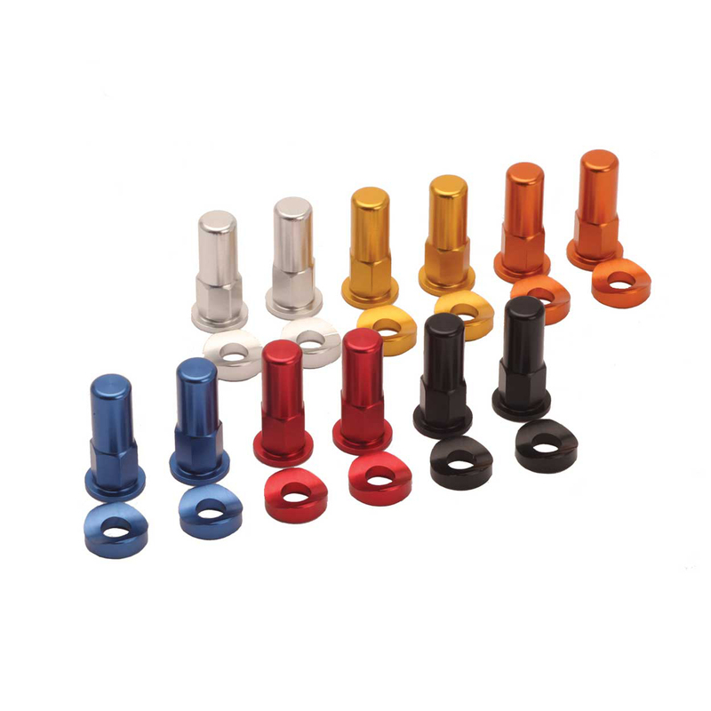 Rfx - Pro Rim Lock Nuts / Washers Yellow