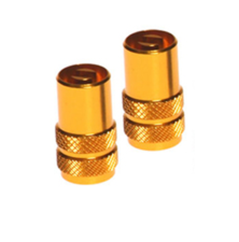 Rfx - Sport Valve Caps Inc Key 2Pcs, Gld