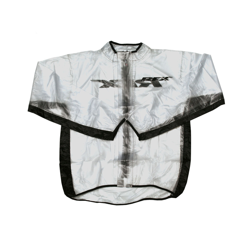 Rfx - Sport Wet Jacket Cl/ Blk Youth Size S Clear/Black 6-8