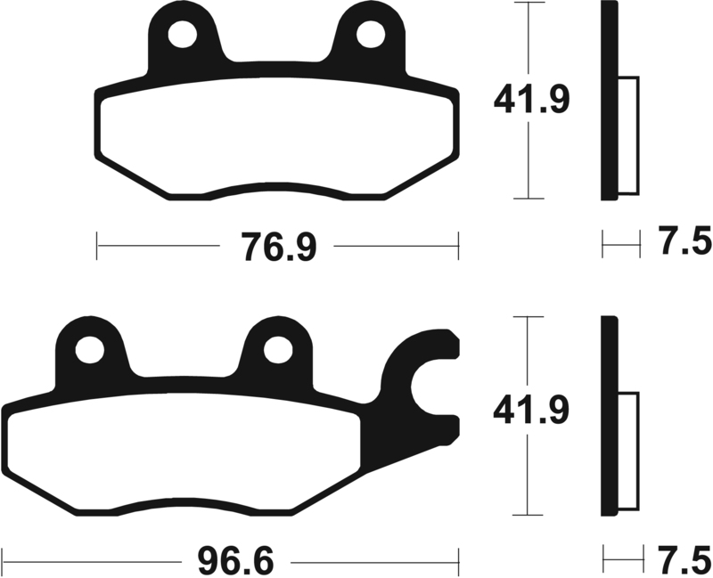 Tecnium - Brake Pads Sinter Metal Professional Racing