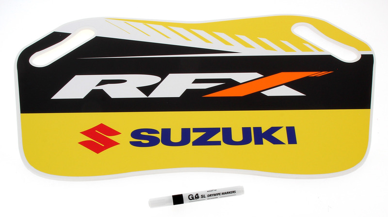 Rfx - Pro Pit Board, Wht/Yel inclusief Pen