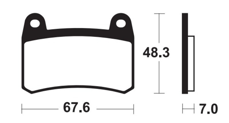Tecnium - Brake Pads Sinter Metal Street Performance MF433