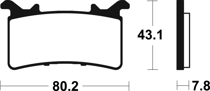Tecnium - Brake Pads Mfp485 Sinter Metal