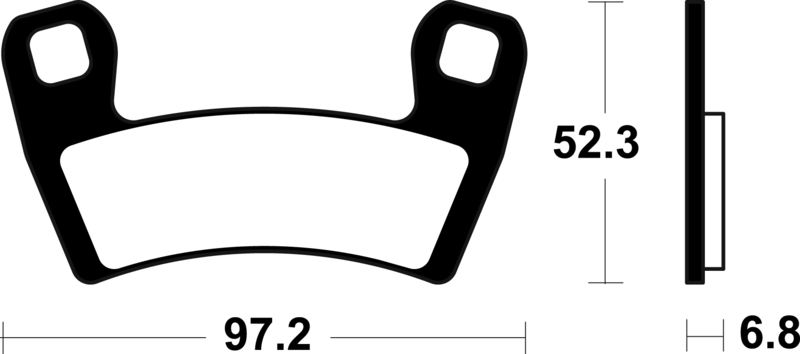 Tecnium - Brake Pads Sinter Metal voor MX/ATV