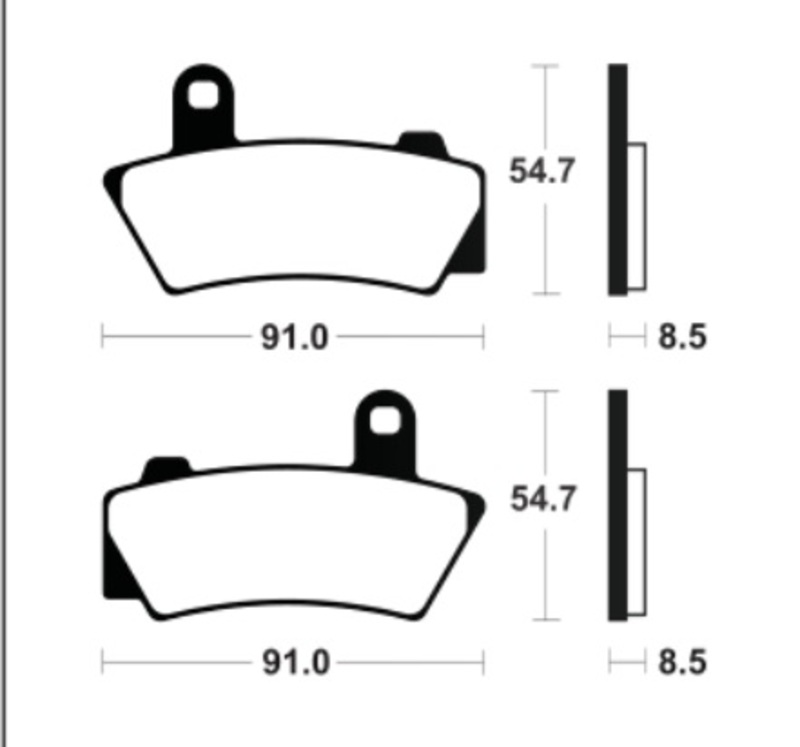 Tecnium - Brake Pads Sinter Metal