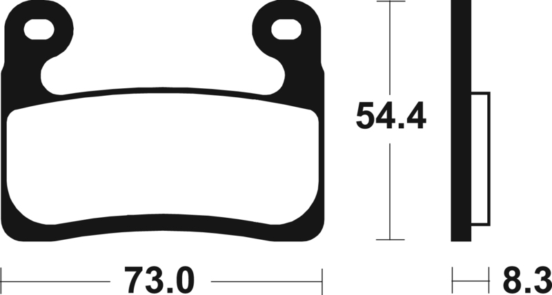 Tecnium - Brake Pads Mf460 Sinter Metal