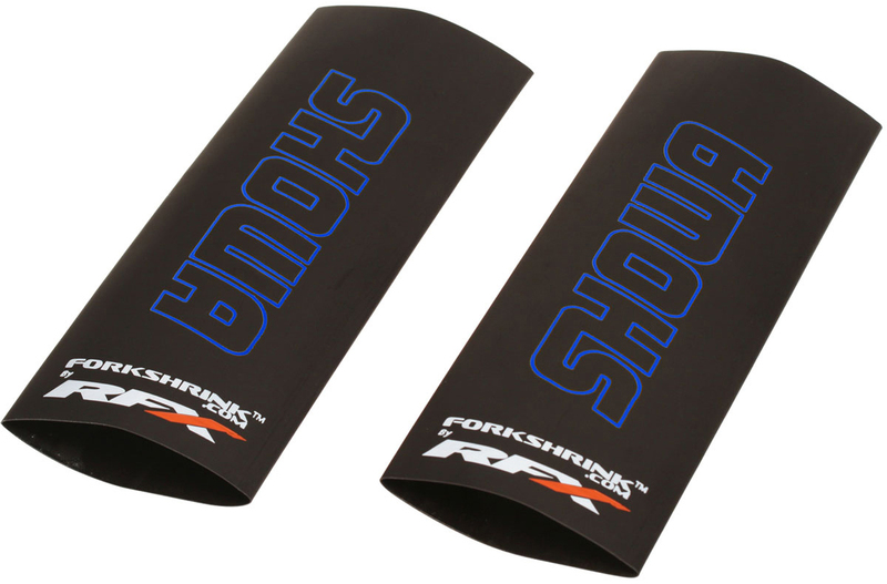 Rfx - Race Forkshrink Upper Fork Guard met Showa logo, Blauw