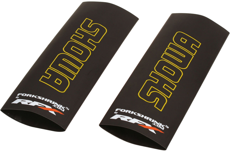 Rfx - Race Forkshrink Upper Fork Guard met Showa logo, geel
