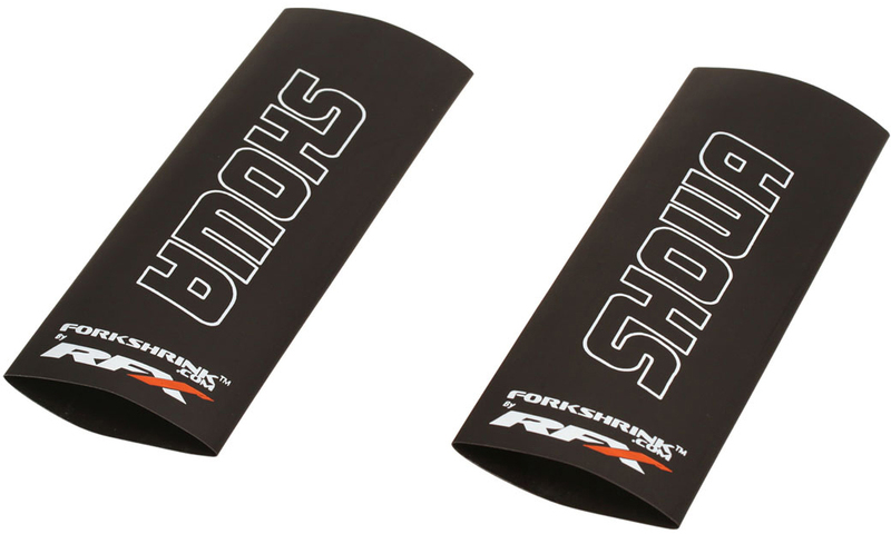 Rfx - Race Forkshrink Upper Fork Guard, Wit met Showa logo