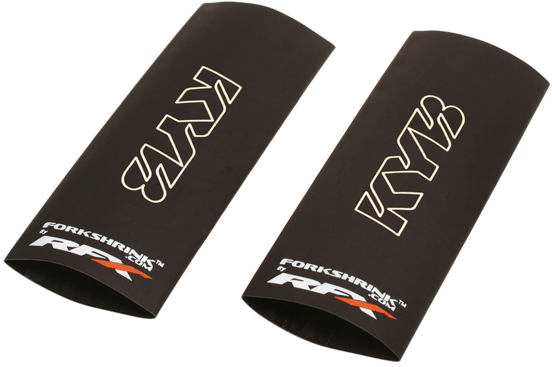 Rfx - Race Forkshrink Upper Fork Guard, Wh met KYB logo
