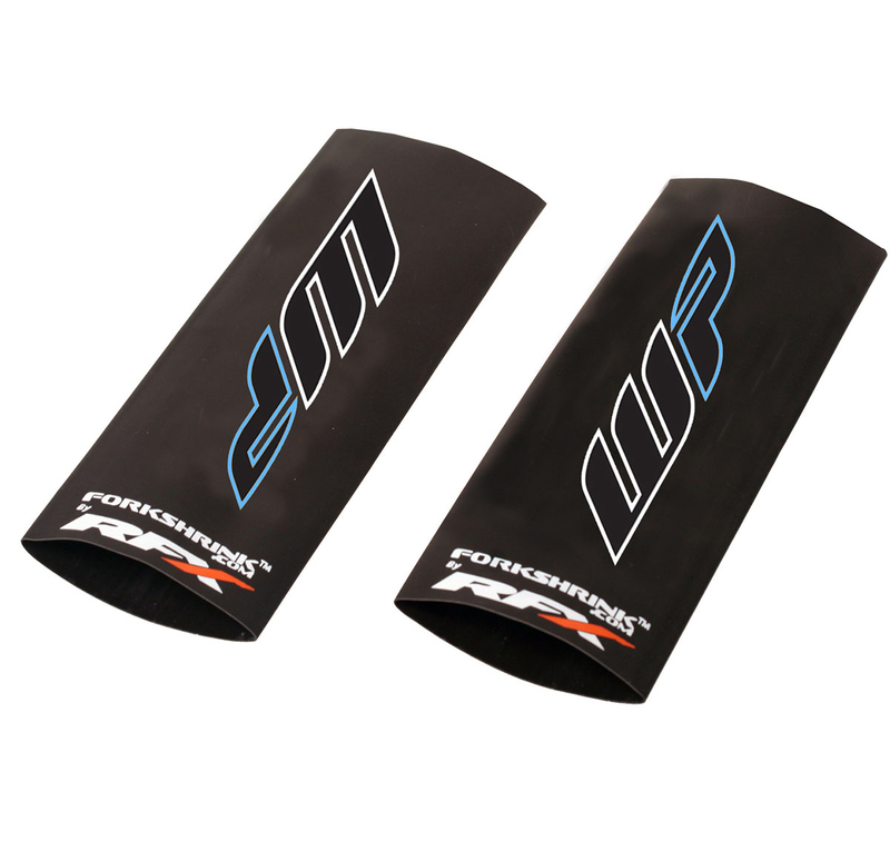 Rfx - Race Forkshrink Upper Fork Guard Wit/Blauw met WP logo