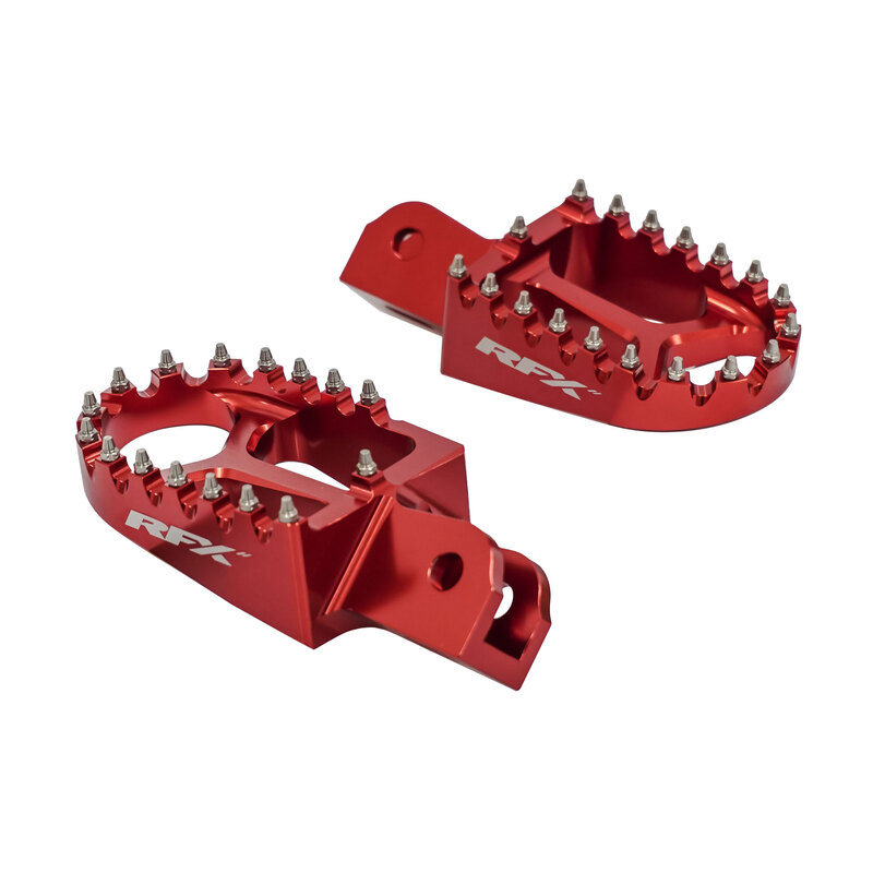 Rfx - Pro Footrests, Red