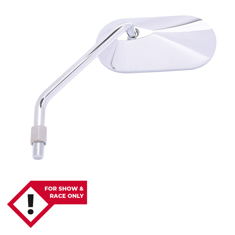 Highsider - Smart Mirror Agila Oval Chrome Left Not E-Approved