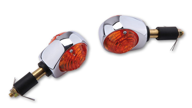 Highsider - Handle Bar Indicator, Chr/Yel