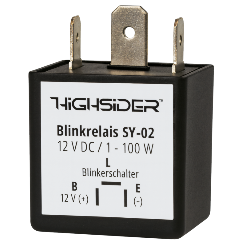 Highsider - Flasher Relay SY-02 12V 1-100 W