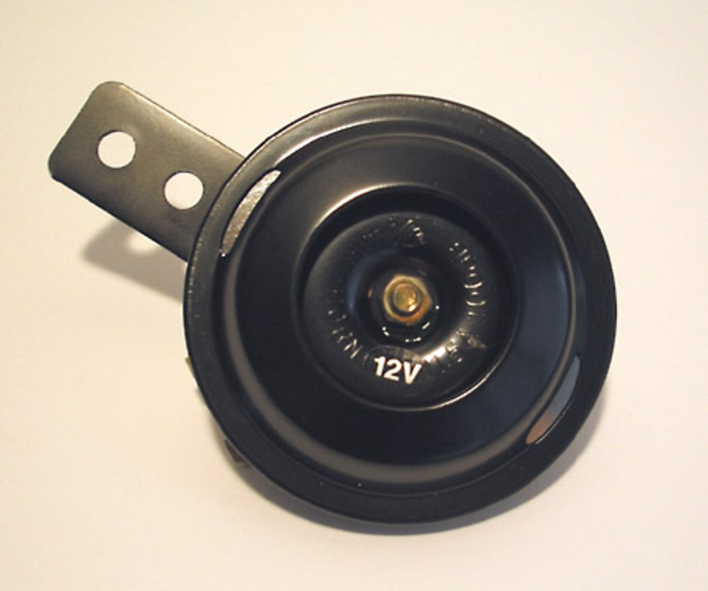 Highsider - Horn 12V Blk Dia 70mm 100db E-mark