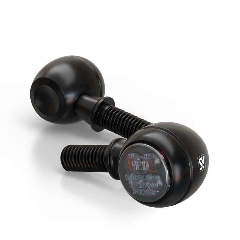 Highsider - Smart Circula-S 3in1 Black Smoke TailLight/Indicator E-Approved Pair