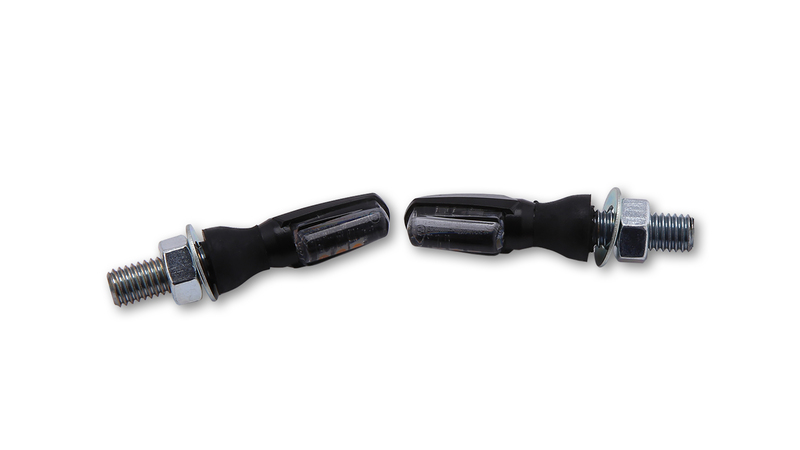 Highsider - Led Flasher Spark Tinted Lens Smart Spark Indicator Body Black / Lens Smoked Pair Front & Rear