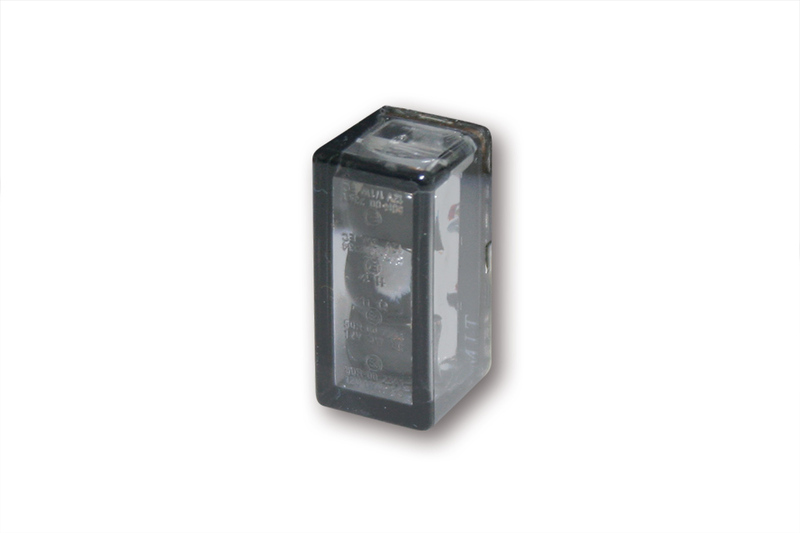 Highsider - Led Flasher Cube-V Smoke Lens (Pair), Front & Rear