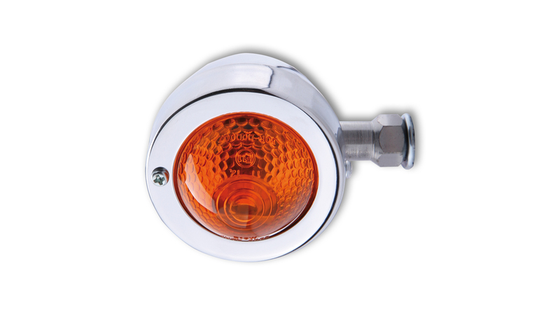 Highsider - Bullet Flasher Pike, Chromed Metal Front & Rear