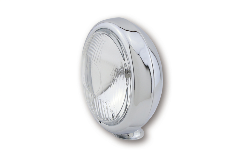 Highsider - Flat 4 1/2 High Beam H3 55W Chrome BM