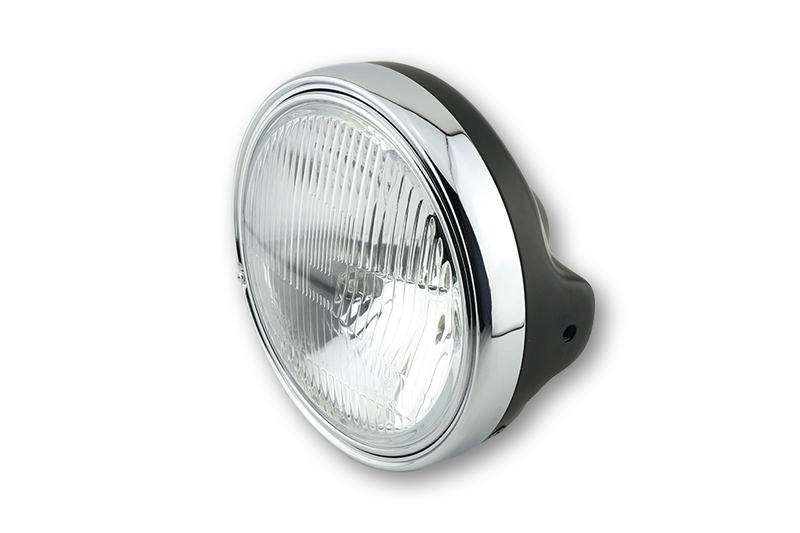 Highsider - Ltd 7 Inch H4 Emb S.Mount, Blk/Chr